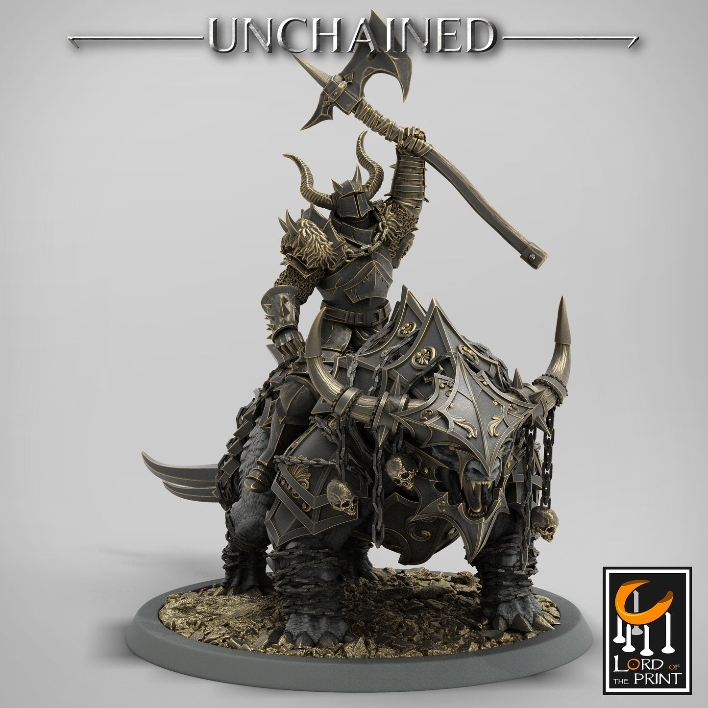 Araki Axe Soldiers, Unchained, Lord of the Print | Dungeons and Dragons | Pathfinder | Table Top RPG | 3D Printed Model