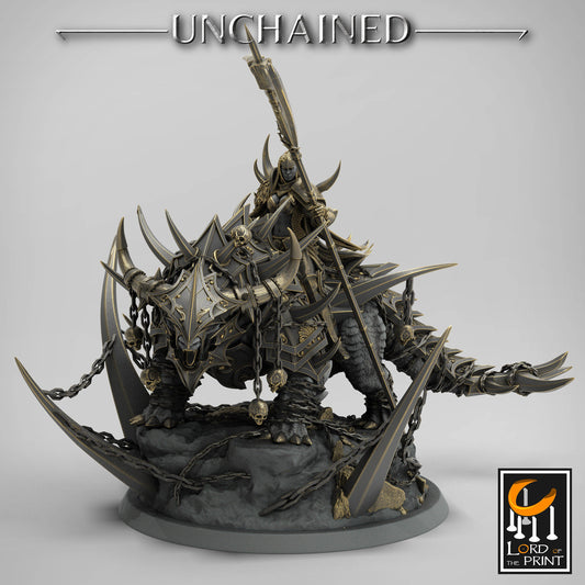 Special Unit Riders, Unchained, Lord of the Print | Dungeons and Dragons | Pathfinder | Table Top RPG | 3D Printed Model