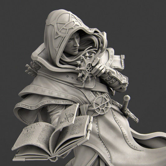 Beifir the Elvish Priest, Powerful NPC, Ernest Nemirovsky | Dungeons and Dragons | Pathfinder | Table Top RPG | 3D Printed Model