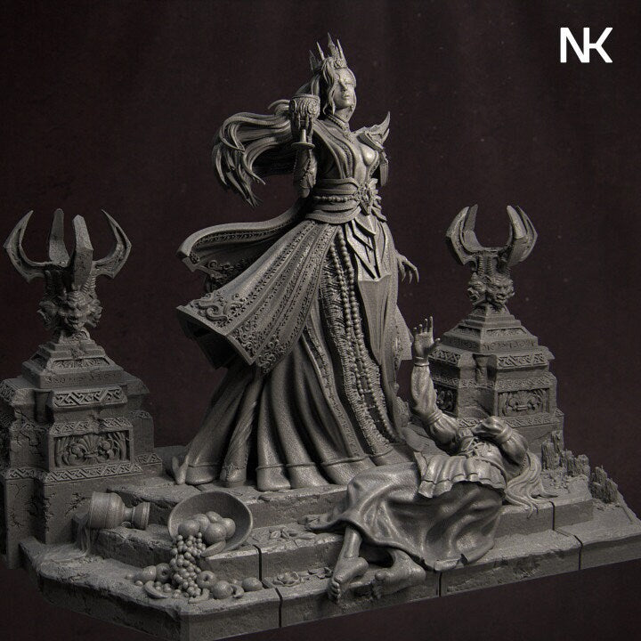 Rosolu, Youth Eternal, Vampire Queen, Powerful NPC, Ernest Nemirovsky | Dungeons and Dragons | Pathfinder | Table Top RPG | 3D Printed Model