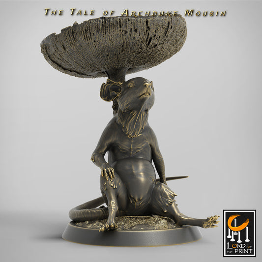 Peasant Adventurer Mice! Archduke Mousin, Lord of the Print | Dungeons and Dragons | Pathfinder | Table Top RPG | 3D Printed Model