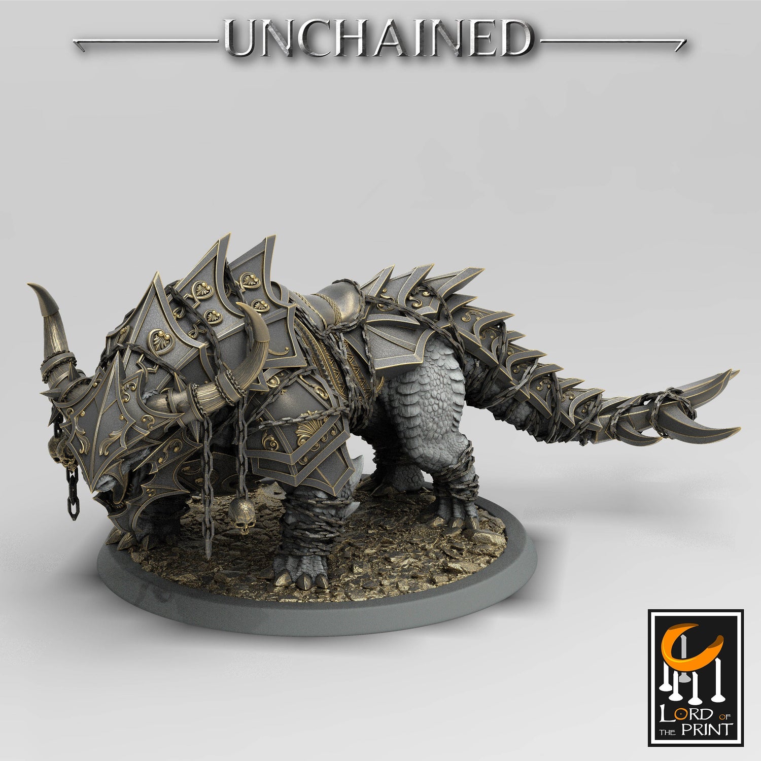 Araki Mounts, Unchained, Lord of the Print | Dungeons and Dragons | Pathfinder | Table Top RPG | 3D Printed Model