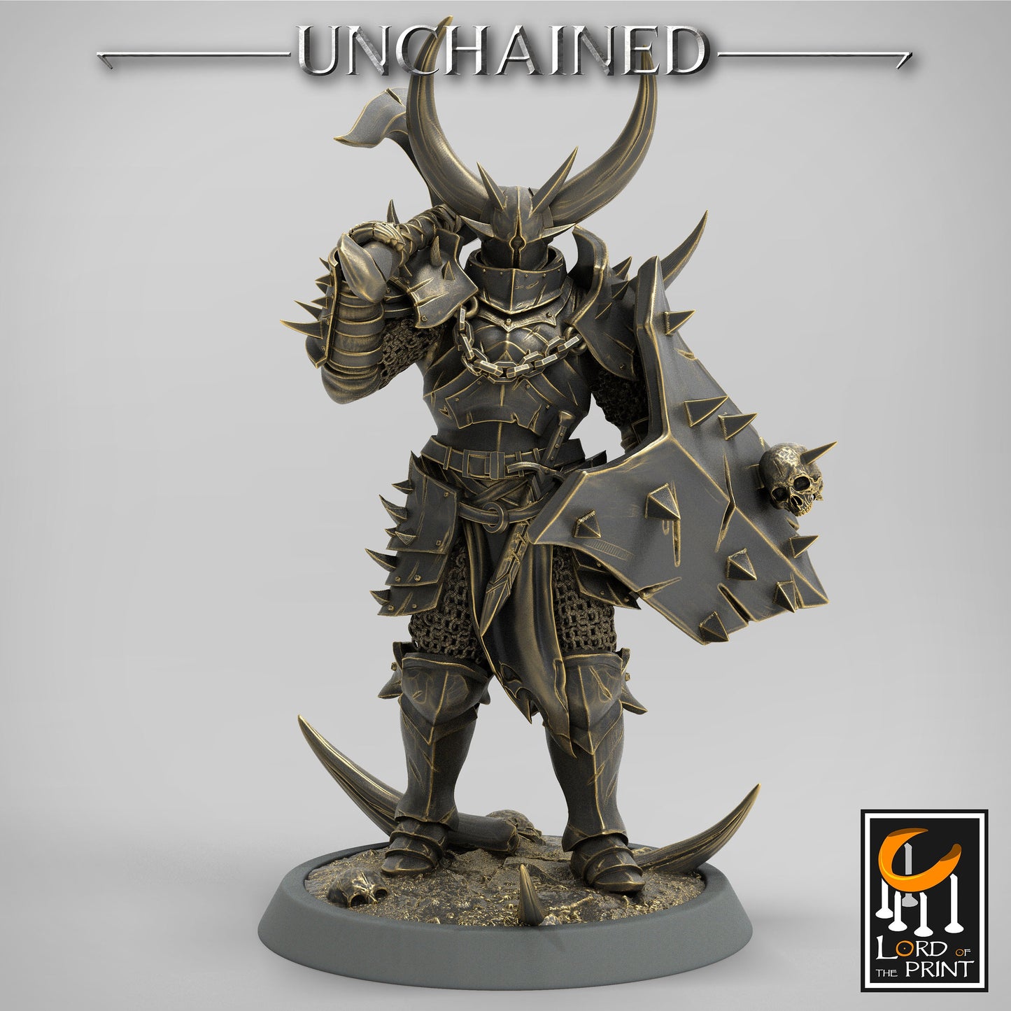 Axe Squadron, Unchained, Lord of the Print | Dungeons and Dragons | Pathfinder | Table Top RPG | 3D Printed Model