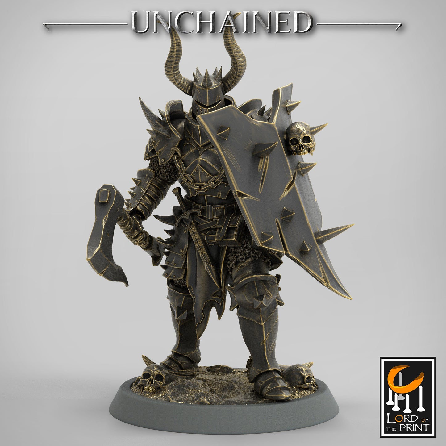 Axe Squadron, Unchained, Lord of the Print | Dungeons and Dragons | Pathfinder | Table Top RPG | 3D Printed Model