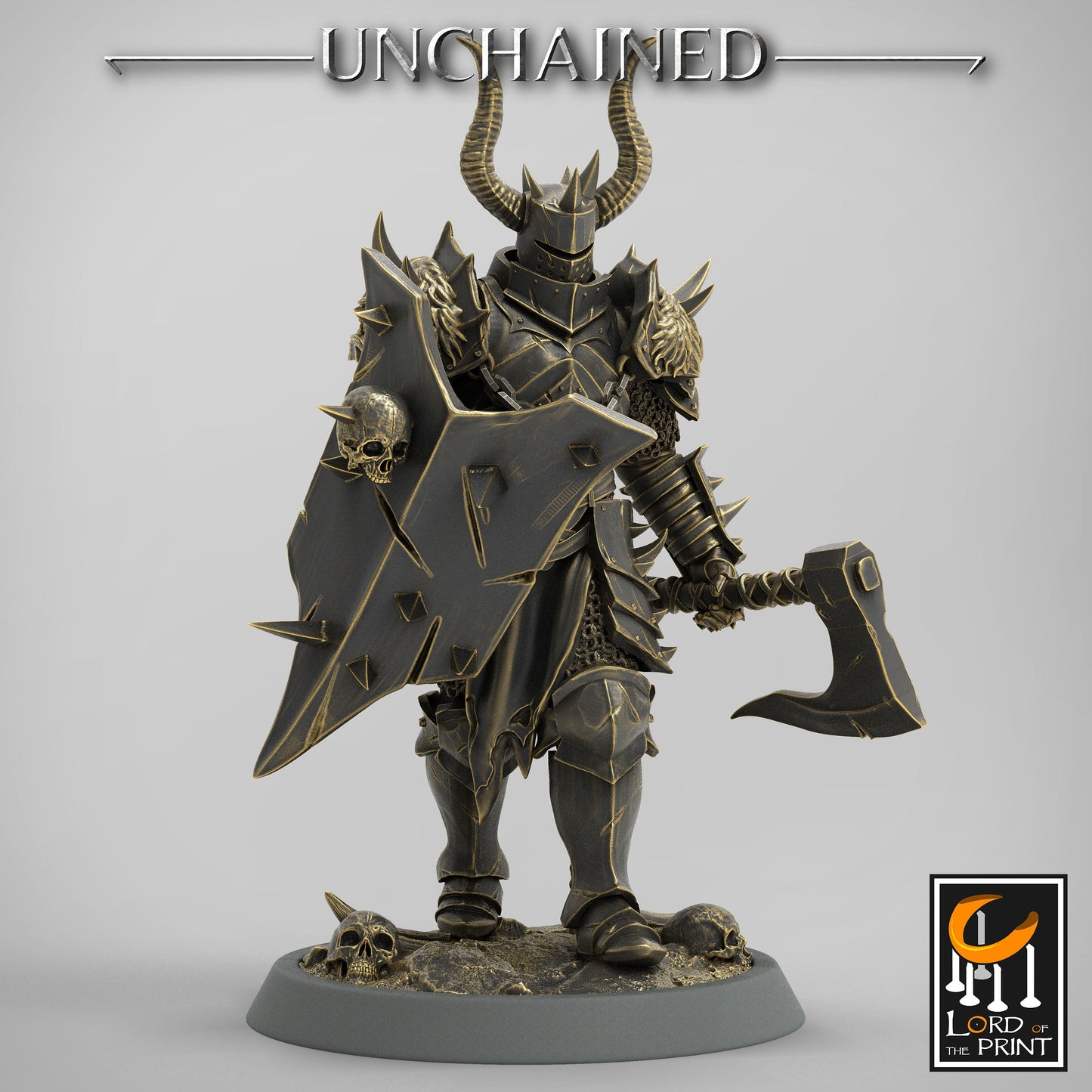 Axe Squadron, Unchained, Lord of the Print | Dungeons and Dragons | Pathfinder | Table Top RPG | 3D Printed Model