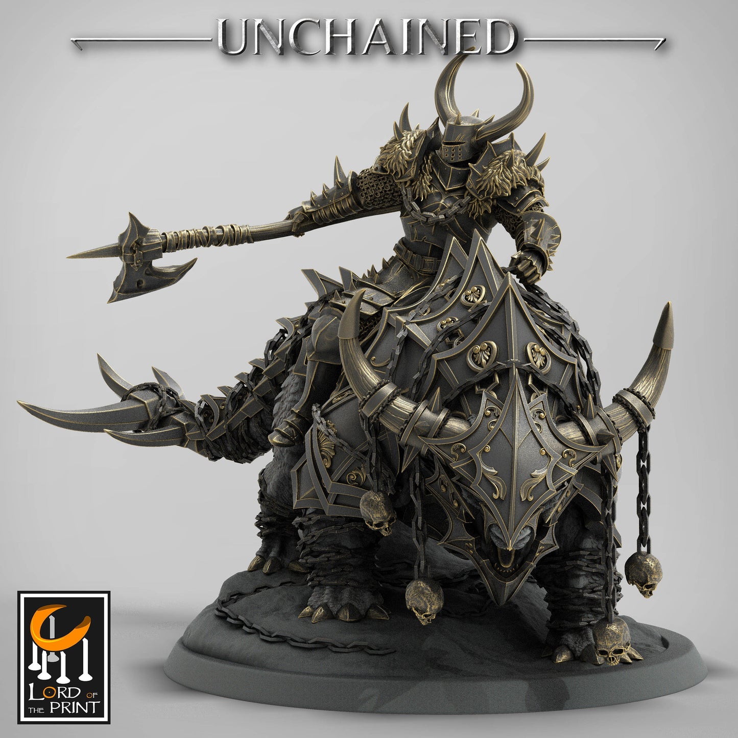 Araki Axe Soldiers, Unchained, Lord of the Print | Dungeons and Dragons | Pathfinder | Table Top RPG | 3D Printed Model