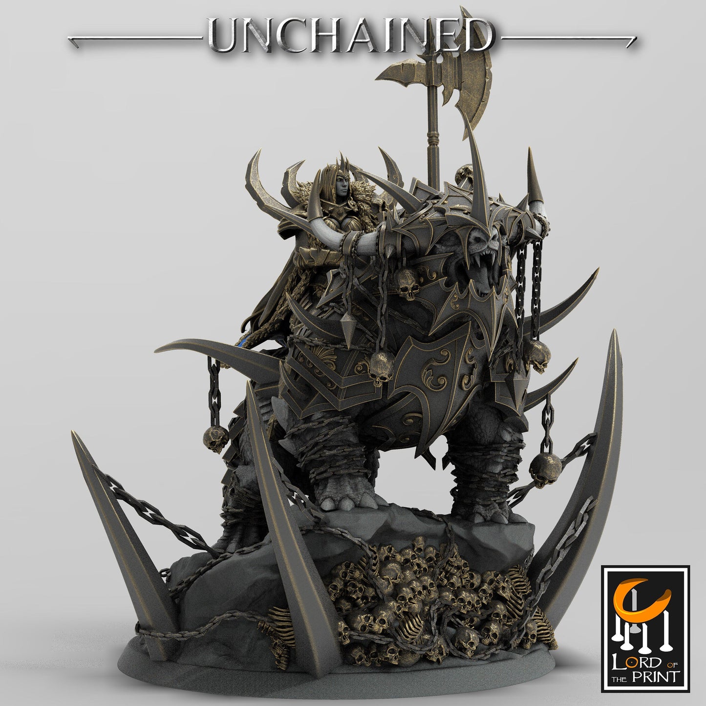 Special Unit Riders, Unchained, Lord of the Print | Dungeons and Dragons | Pathfinder | Table Top RPG | 3D Printed Model