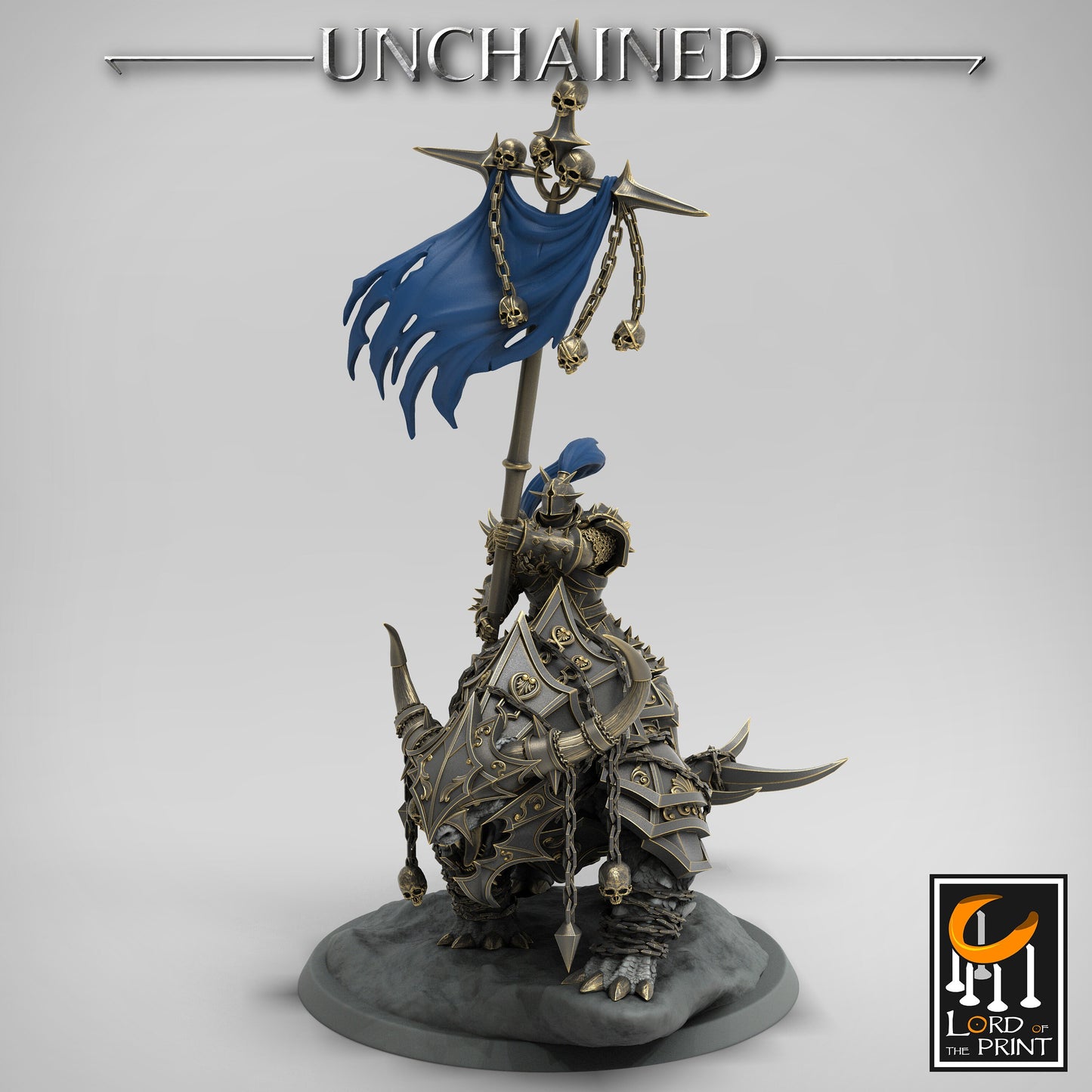 Special Unit Riders, Unchained, Lord of the Print | Dungeons and Dragons | Pathfinder | Table Top RPG | 3D Printed Model