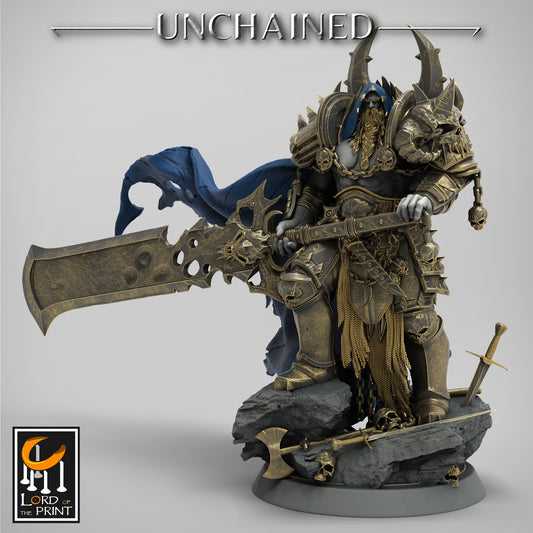 King Olaf, Unchained King, Lord of the Print | Dungeons and Dragons | Pathfinder | Table Top RPG | 3D Printed Model