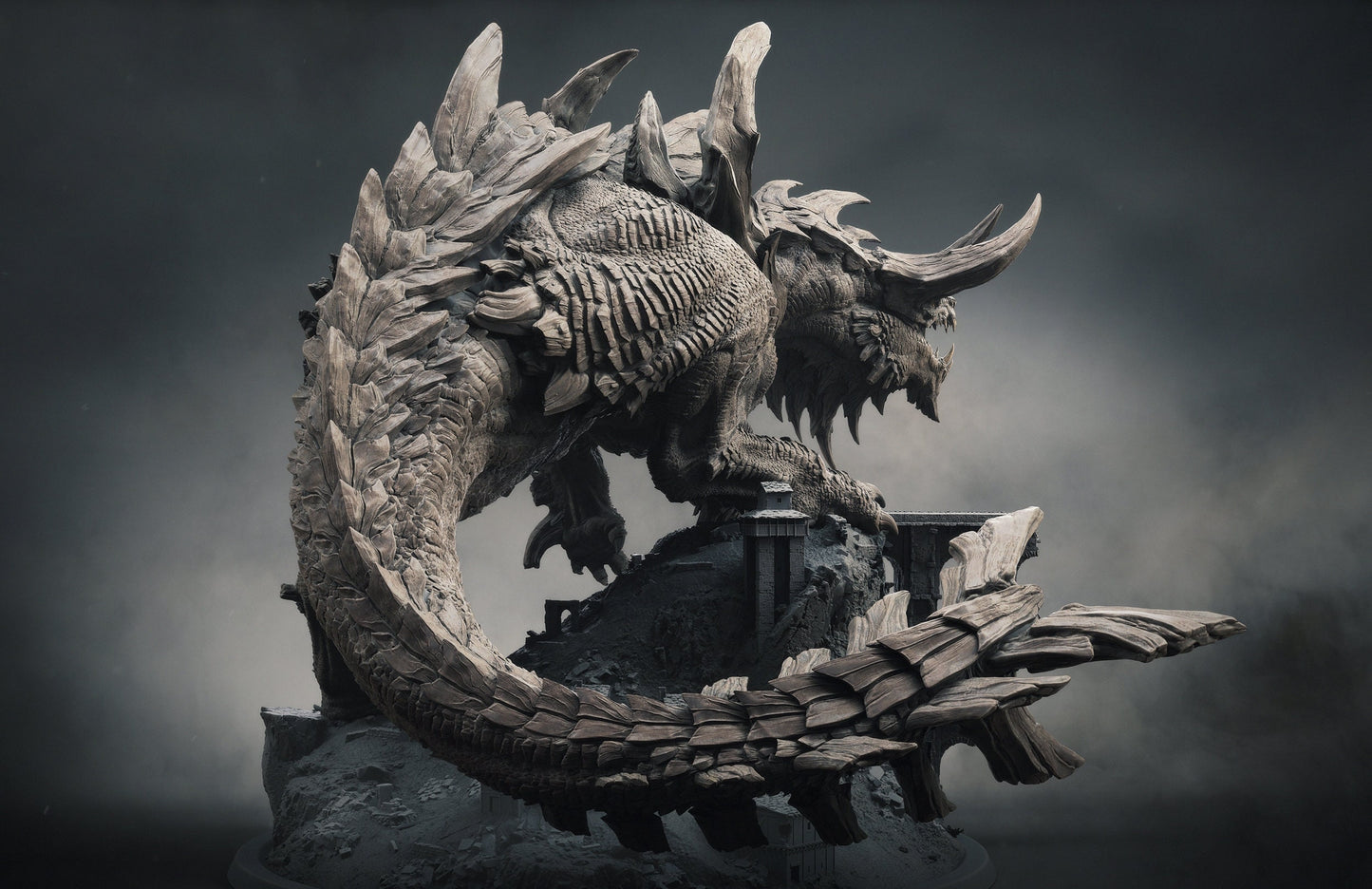 Tarrasque Titan, The Almighty | Aussie 3D Printed Miniatures and Terrain
