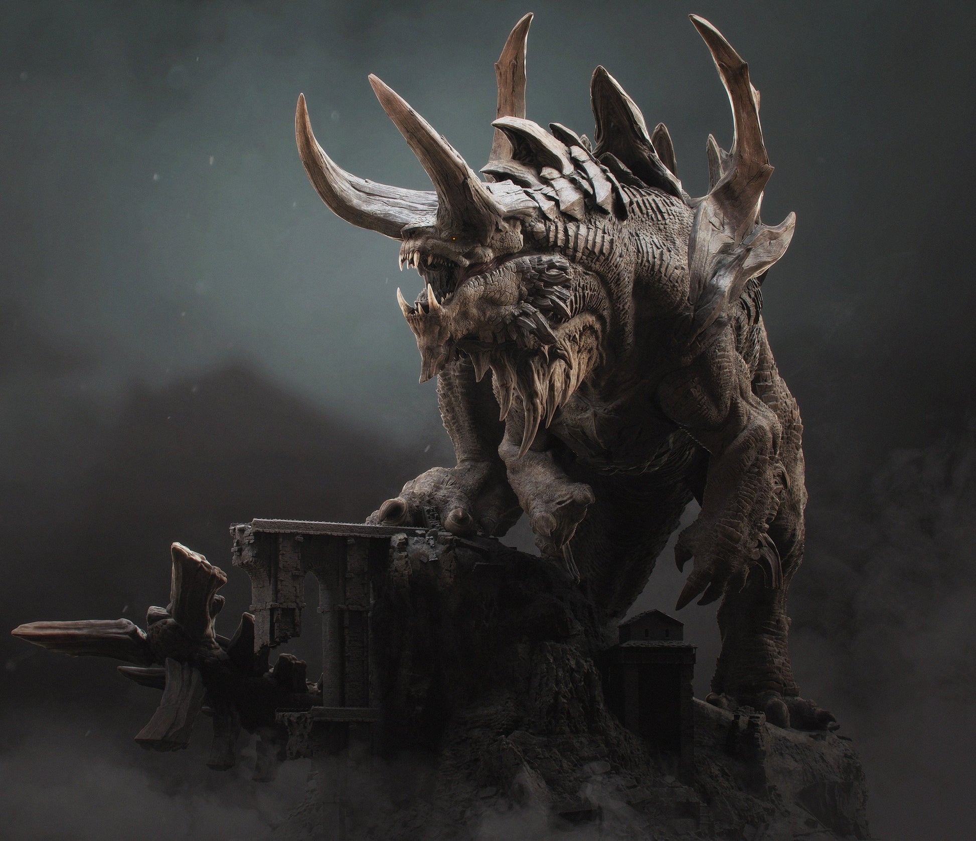 Tarrasque Titan, The Almighty | Aussie 3D Printed Miniatures and Terrain