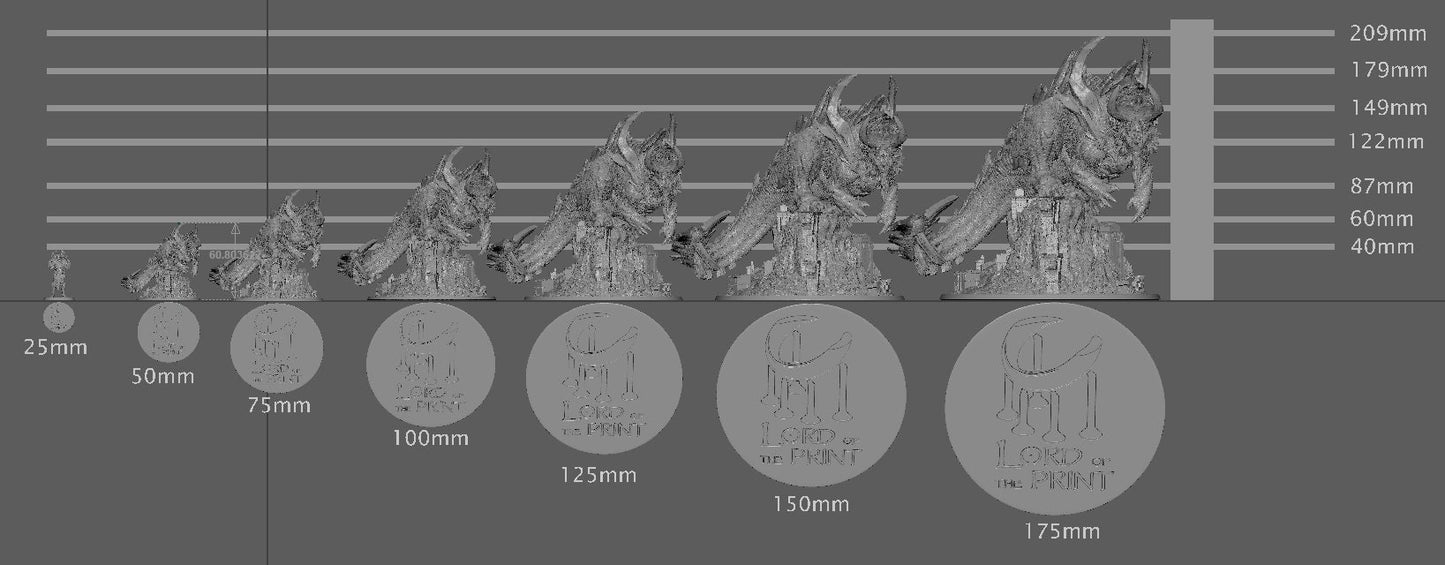 Tarrasque Titan, The Almighty | Aussie 3D Printed Miniatures and Terrain