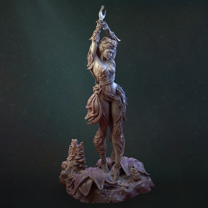 Eyrine the Elven Druid | Aussie 3D Printed Miniatures and Terrain