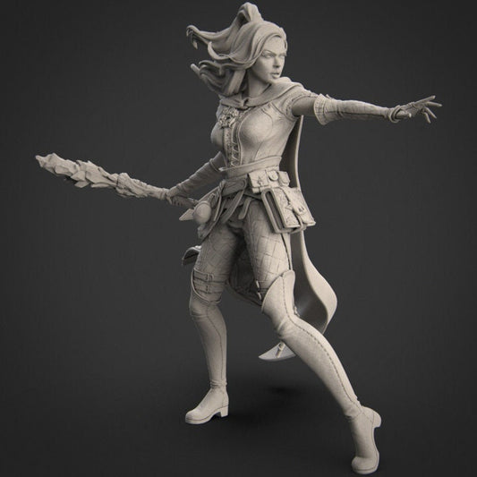 Iarthana the Elvish Mage, Powerful NPC, Ernest Nemirovsky | Dungeons and Dragons | Pathfinder | Table Top RPG | 3D Printed Model