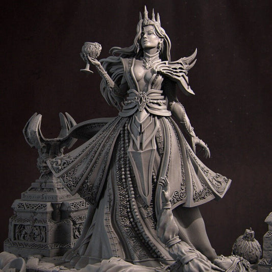 Rosolu, Youth Eternal, Vampire Queen, Powerful NPC, Ernest Nemirovsky | Dungeons and Dragons | Pathfinder | Table Top RPG | 3D Printed Model