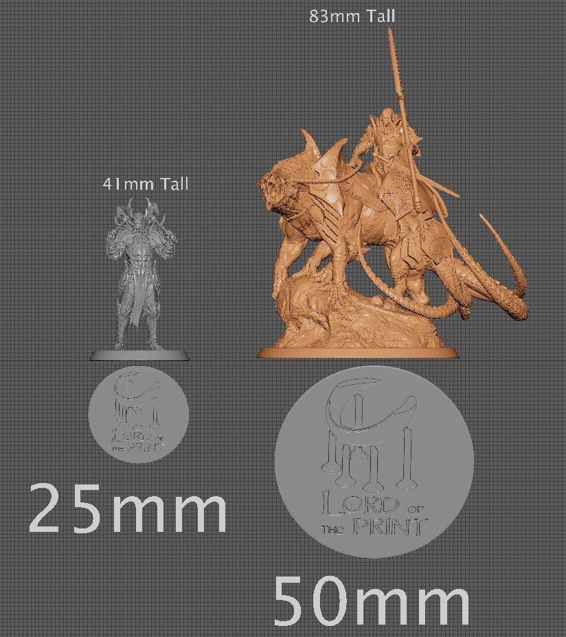 Lord Veir on Siri | Aussie 3D Printed Miniatures and Terrain