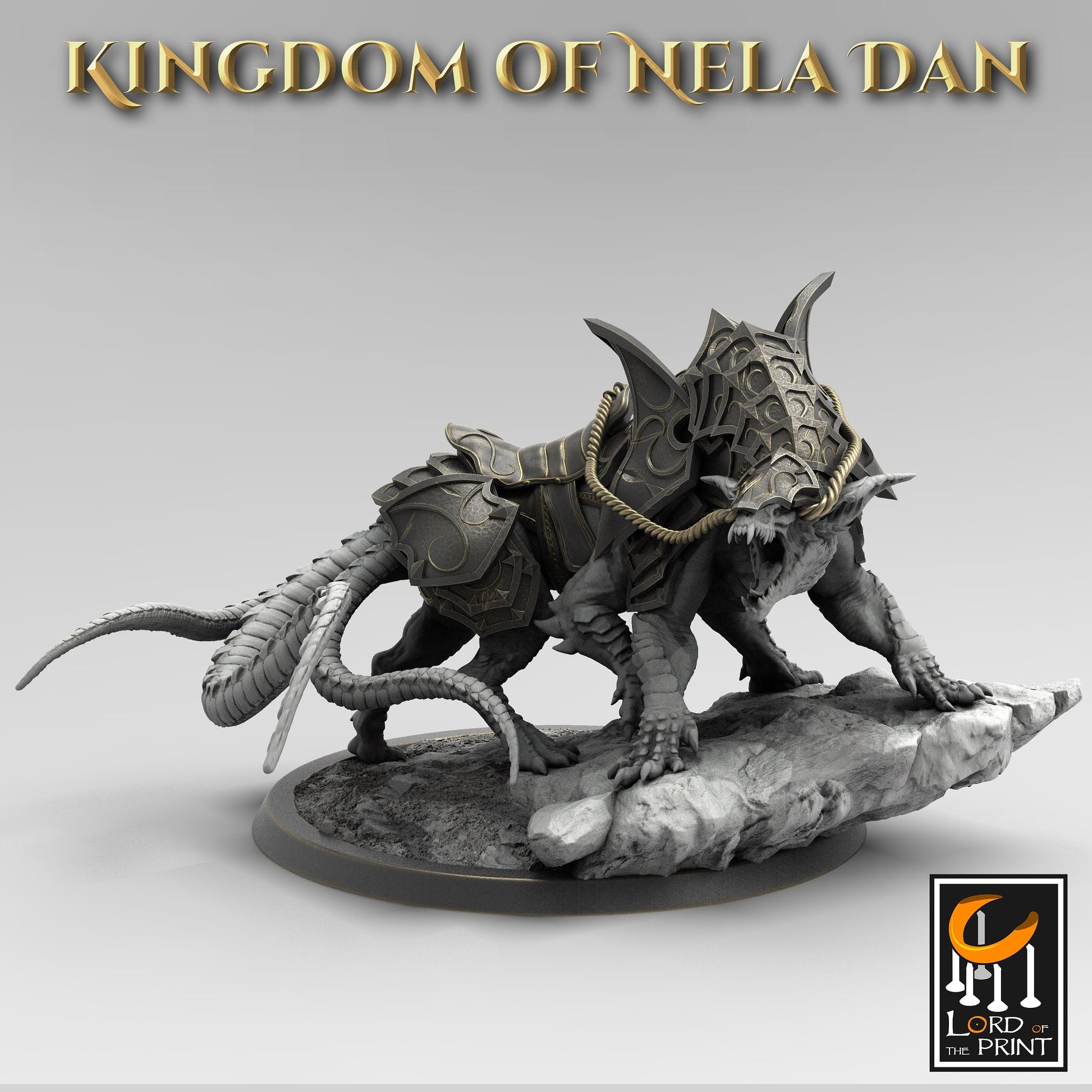 Siri Armored and Wild, Elvish Kingdom of Nela Dan, Lord of the Print | Dungeons and Dragons | Pathfinder | Table Top RPG | 3D Printed Model