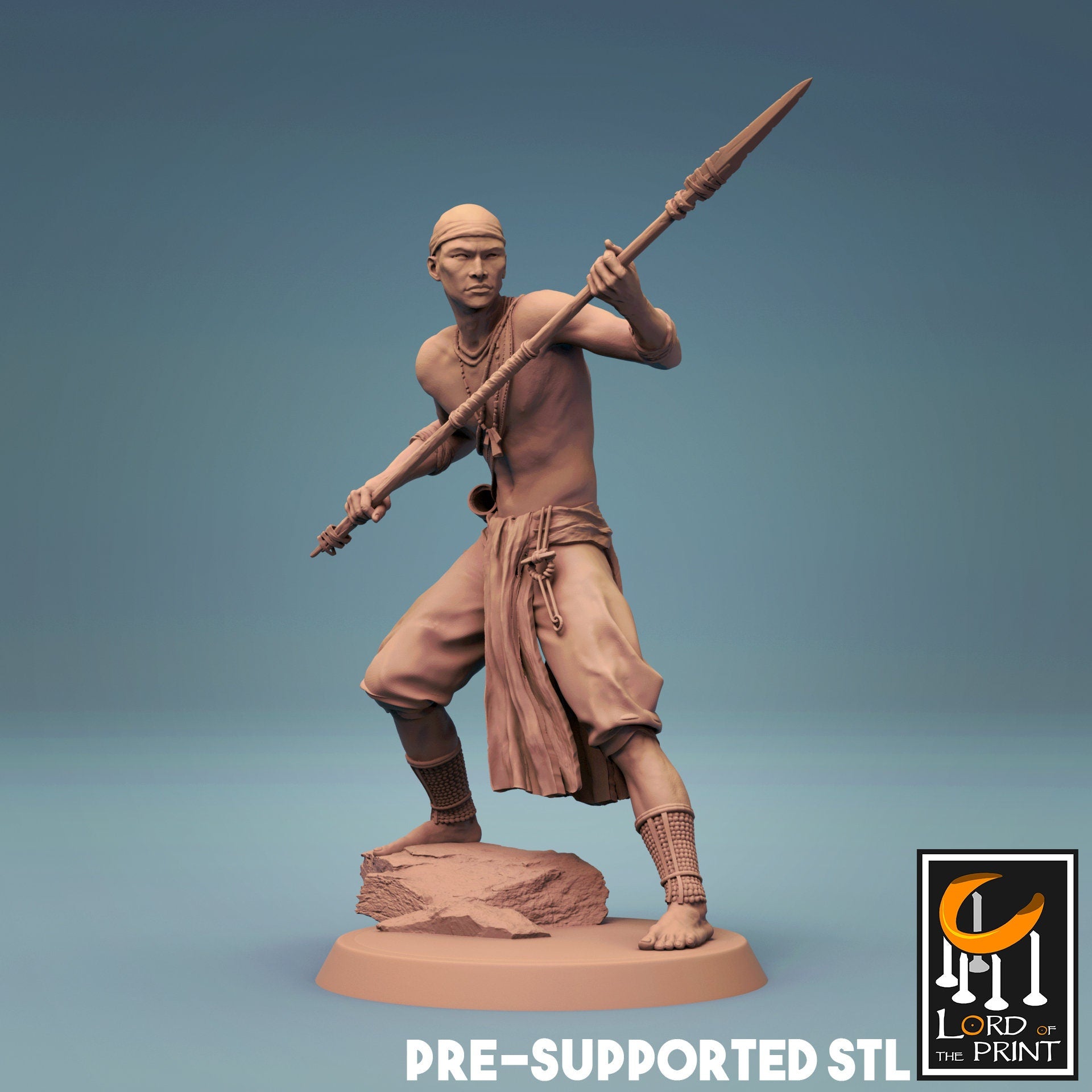 Igorot Travellers, Dinotopia, Lord of the Print | Dungeons and Dragons | Pathfinder | Table Top RPG | 3D Printed Model