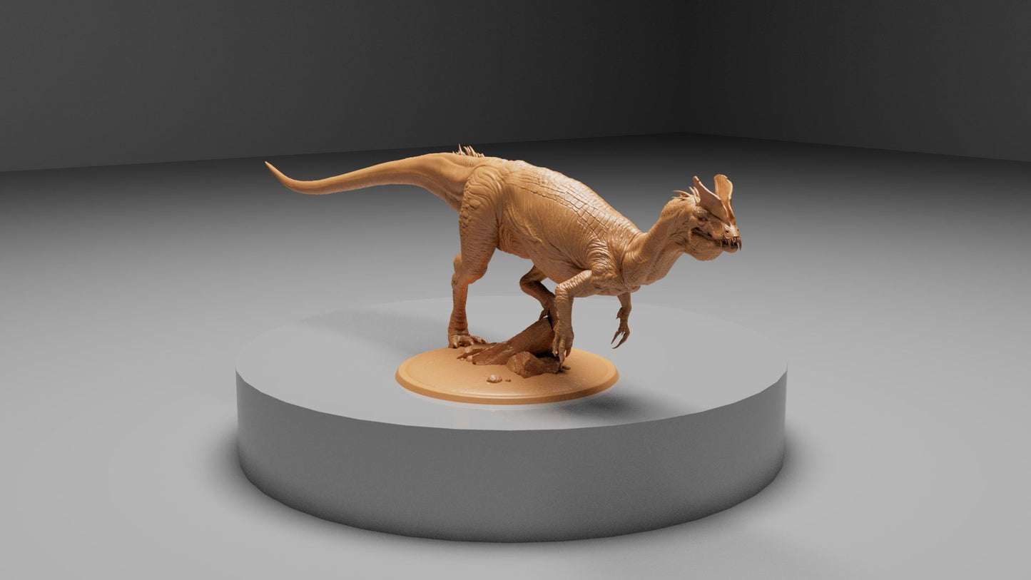 Dilophosaurus Sprint!, Dinotopia, Lord of the Print | Dungeons and Dragons | Pathfinder | Table Top RPG | 3D Printed Model