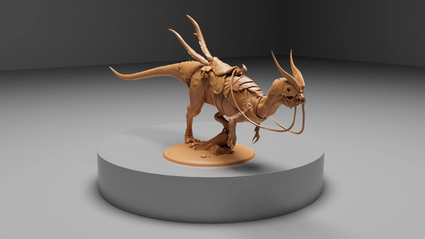 Dilophosaurus Sprint!, Dinotopia, Lord of the Print | Dungeons and Dragons | Pathfinder | Table Top RPG | 3D Printed Model