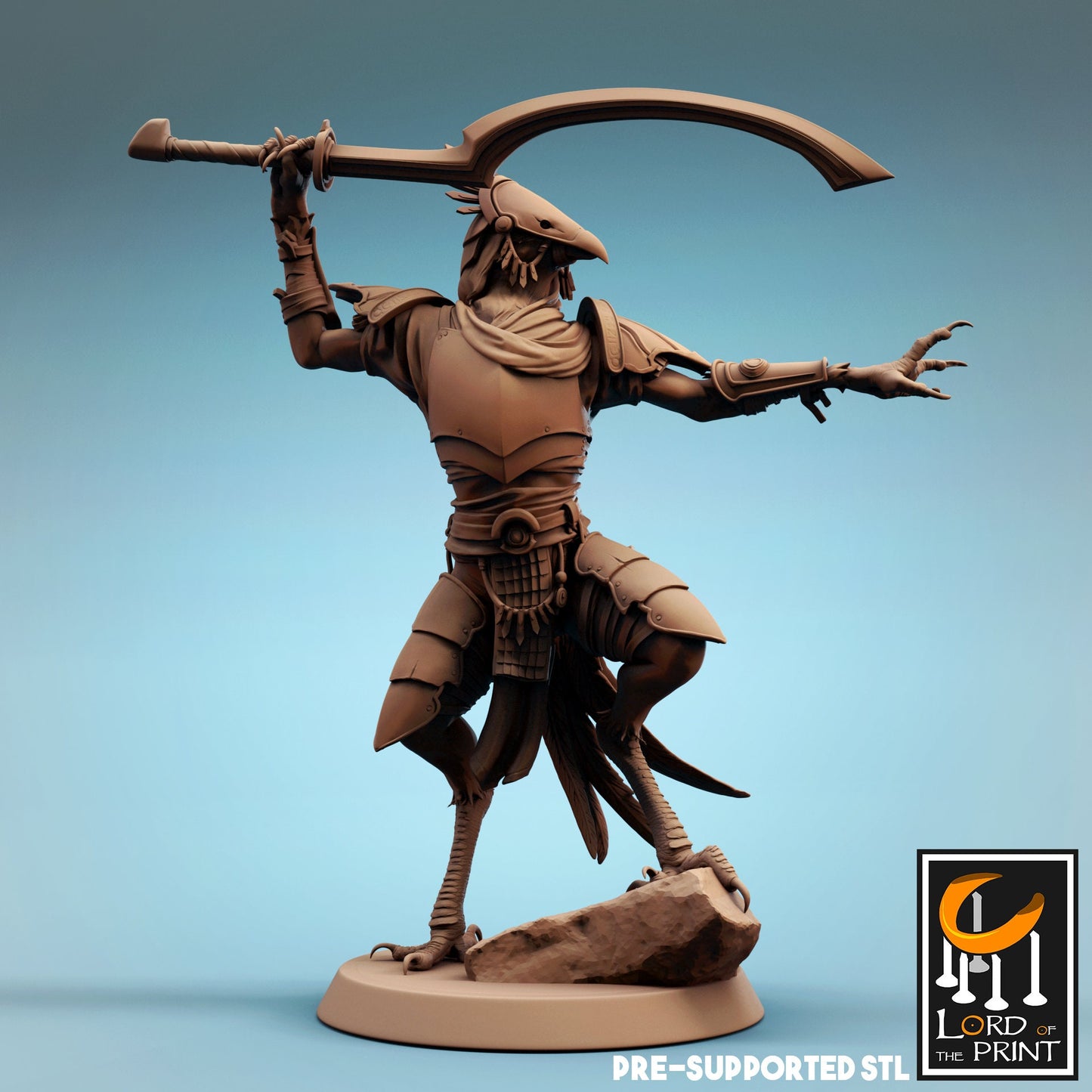 Kenku Khopesh Soldiers, Dinotopia, Lord of the Print | Dungeons and Dragons | Pathfinder | Table Top RPG | 3D Printed Model