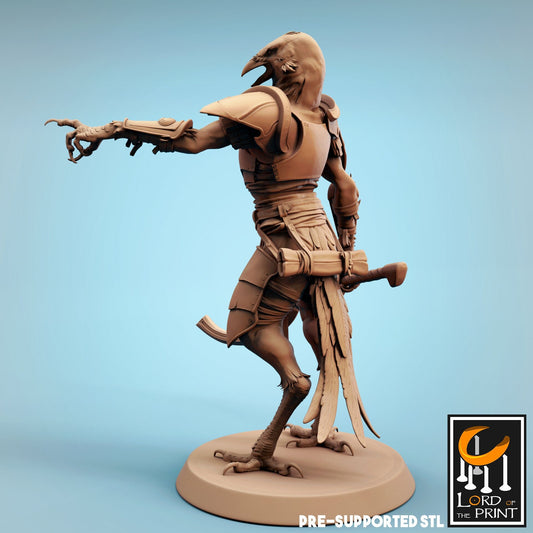 Kenku Khopesh Soldiers, Dinotopia, Lord of the Print | Dungeons and Dragons | Pathfinder | Table Top RPG | 3D Printed Model