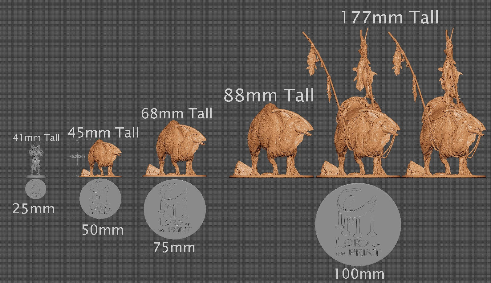 Parasaurolophus Stride, Dinotopia, Lord of the Print | Dungeons and Dragons | Pathfinder | Table Top RPG | 3D Printed Model