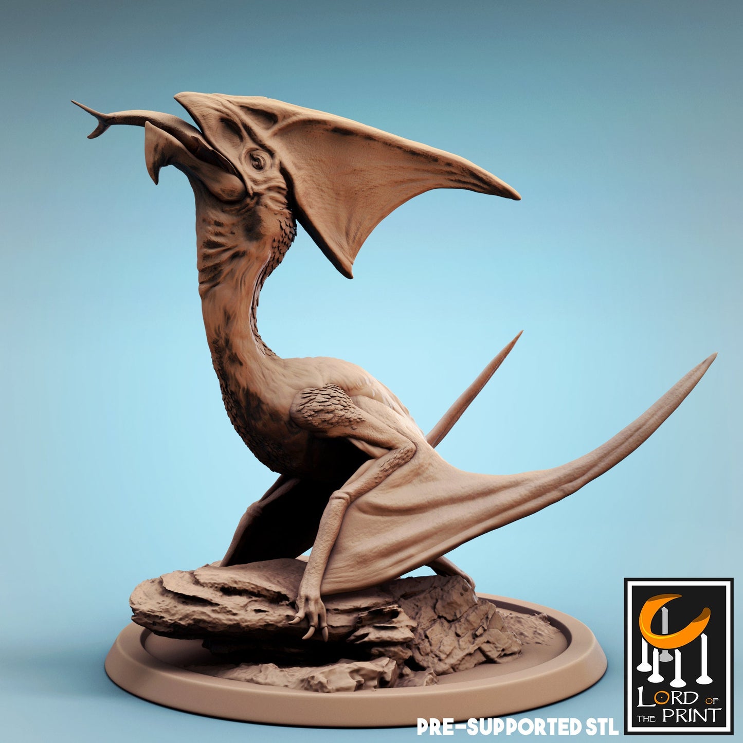 Tupandactylus, Dinotopia, Lord of the Print | Dungeons and Dragons | Pathfinder | Table Top RPG | 3D Printed Model