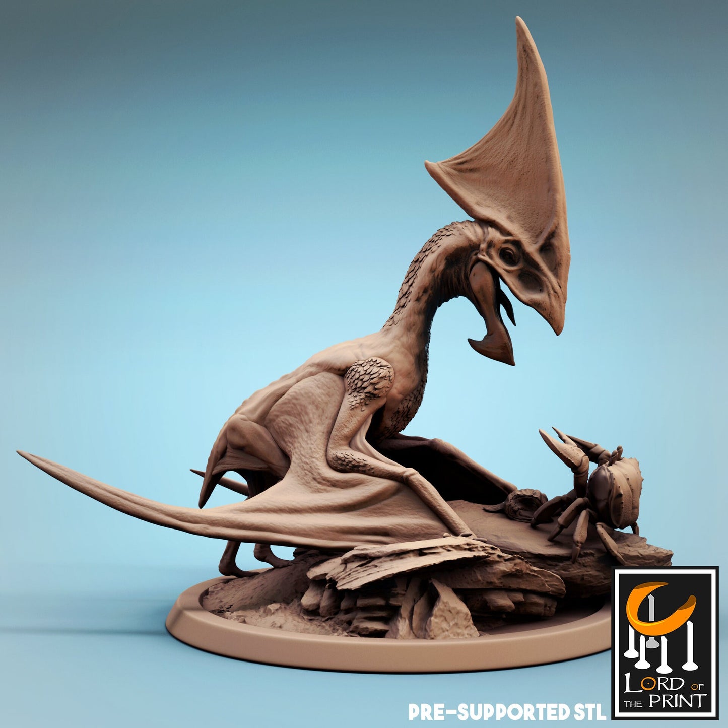 Tupandactylus, Dinotopia, Lord of the Print | Dungeons and Dragons | Pathfinder | Table Top RPG | 3D Printed Model