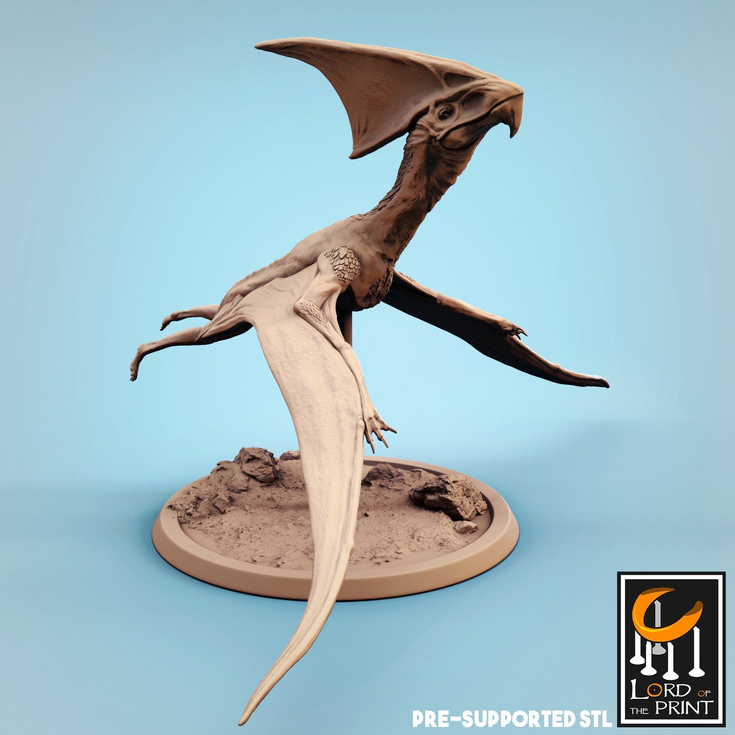 Tupandactylus, Dinotopia, Lord of the Print | Dungeons and Dragons | Pathfinder | Table Top RPG | 3D Printed Model