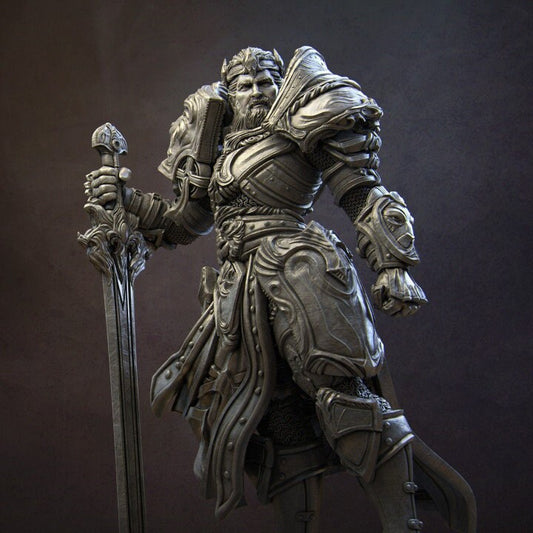 Itrek the Paladin of Dawn, Powerful NPC, Ernest Nemirovsky | Dungeons and Dragons | Pathfinder | Table Top RPG | 3D Printed Model