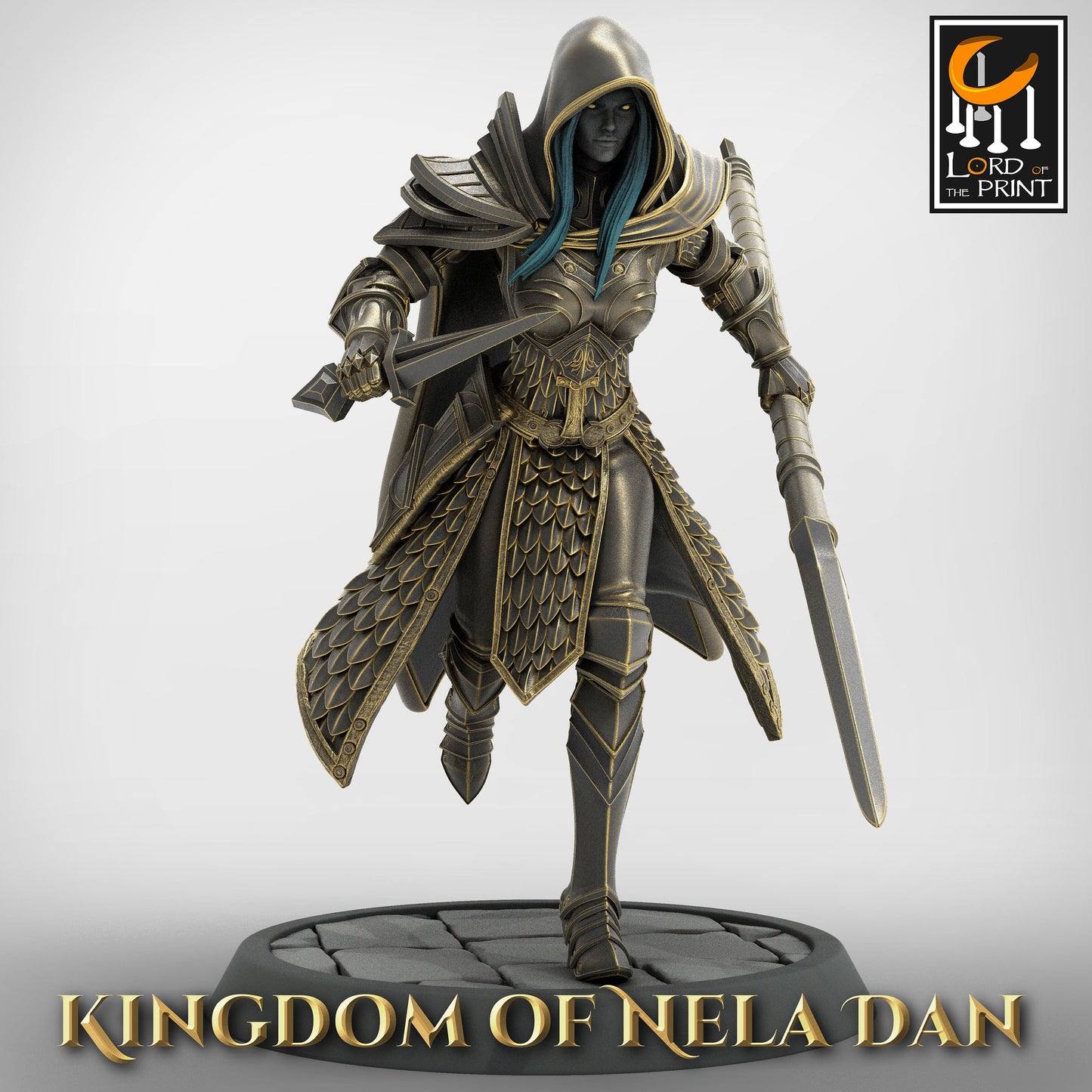 All Weapon Squadron, Elvish Kingdom of Nela Dan, Lord of the Print | Dungeons and Dragons | Pathfinder | Table Top RPG | 3D Printed Model