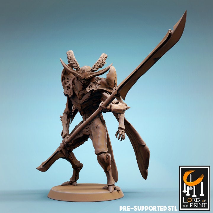 Thri-Kreen, Lord of the Print | Dungeons and Dragons | Pathfinder | Table Top RPG | 3D Printed Model