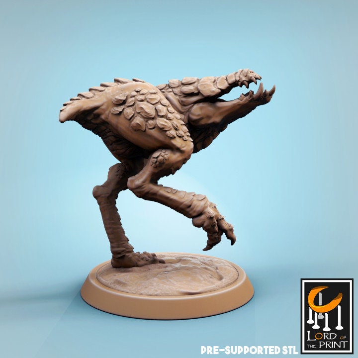 Scavengers, Monsters, Lord of the Print | Dungeons and Dragons | Pathfinder | Table Top RPG | 3D Printed Model