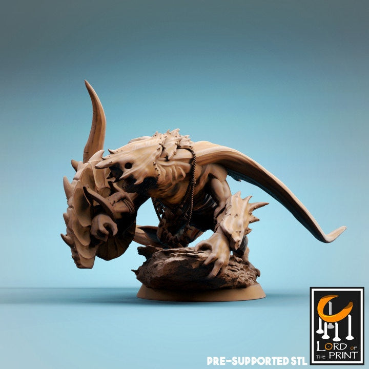 Ray-men Axes and Daggers, Lord of the Print | Dungeons and Dragons | Pathfinder | Table Top RPG | 3D Printed Model