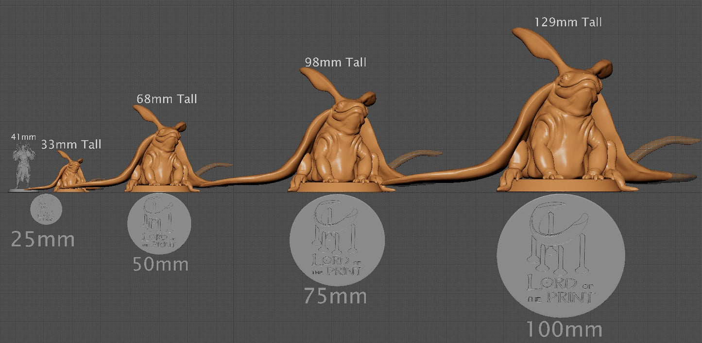 Fintoad, Lord of the Print | Dungeons and Dragons | Pathfinder | Table Top RPG | 3D Printed Model