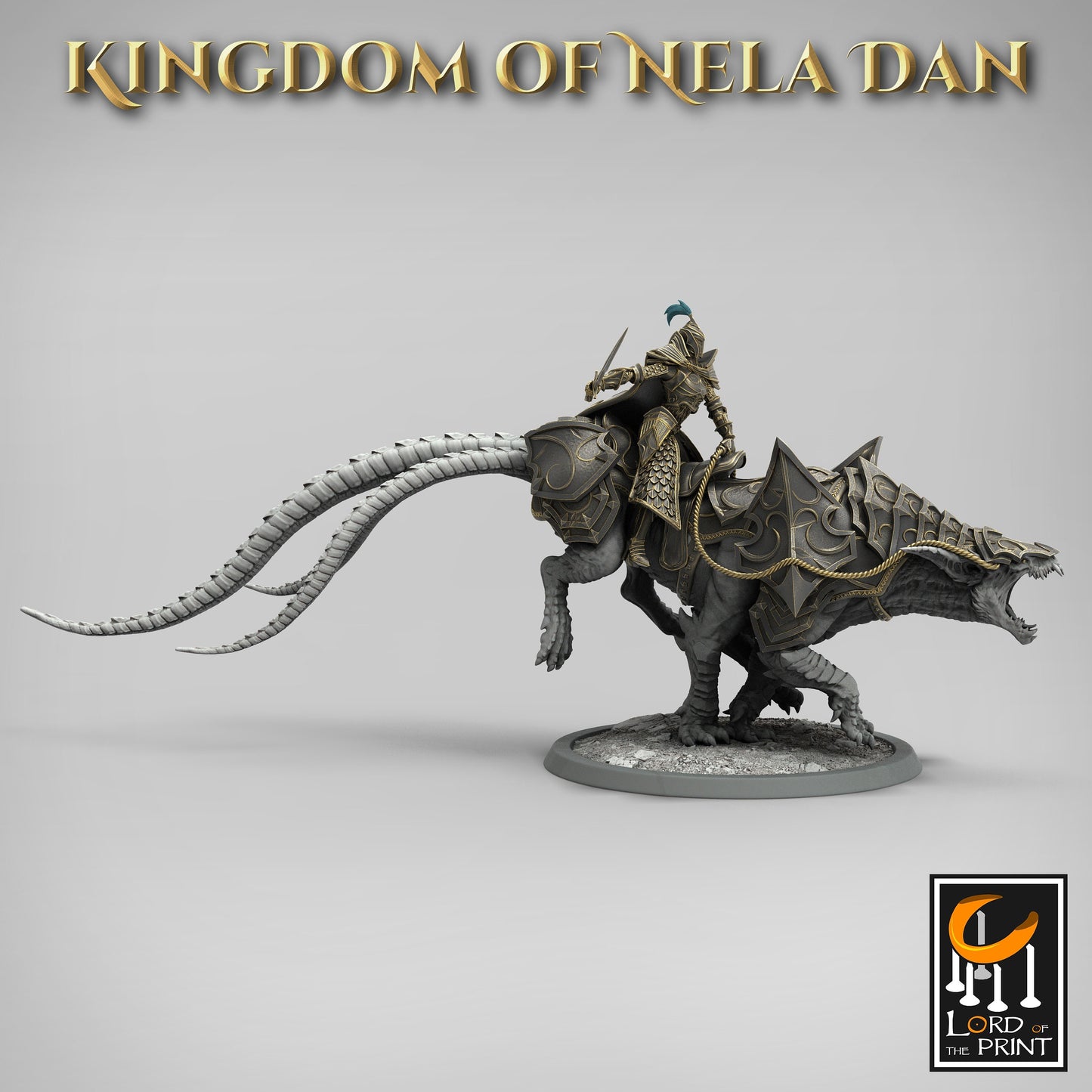 Sword Soldiers on Siri, Kingdom of Nela Dan, Lord of the Print | Dungeons and Dragons | Pathfinder | Table Top RPG | 3D Printed Model