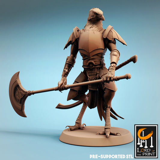 Kenku Palm Axe Soldiers, Dinotopia, Lord of the Print | Dungeons and Dragons | Pathfinder | Table Top RPG | 3D Printed Model