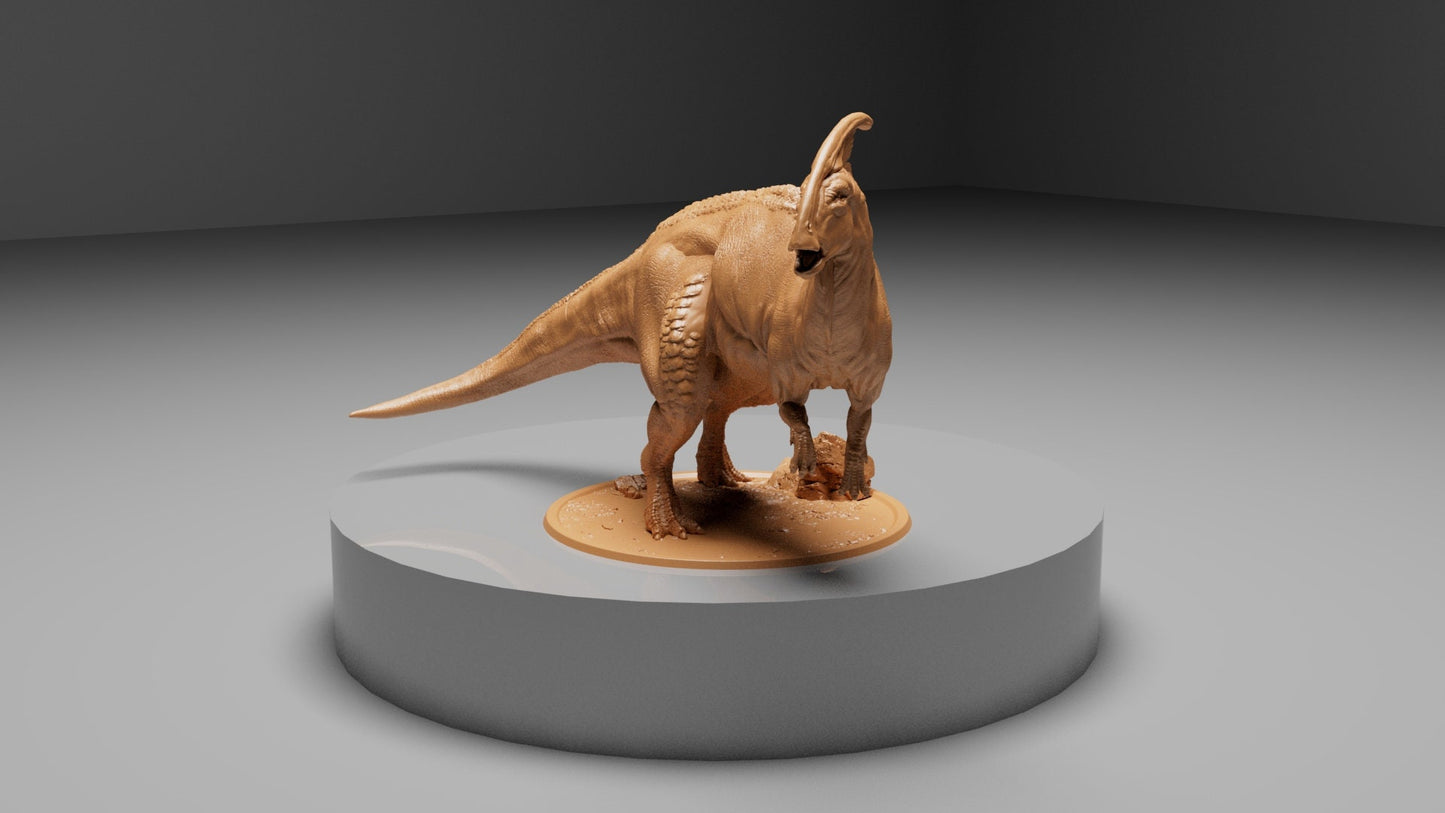 Parasaurolophus, Dinotopia, Lord of the Print | Dungeons and Dragons | Pathfinder | Table Top RPG | 3D Printed Model