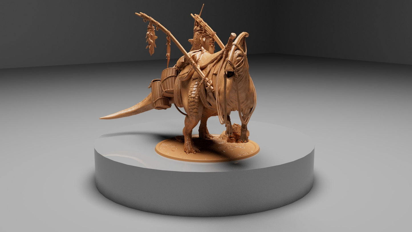 Parasaurolophus, Dinotopia, Lord of the Print | Dungeons and Dragons | Pathfinder | Table Top RPG | 3D Printed Model