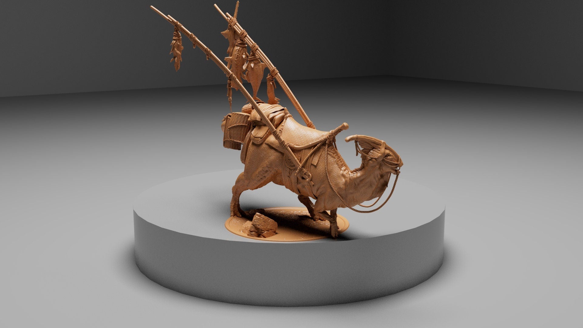 Parasaurolophus Stride, Dinotopia, Lord of the Print | Dungeons and Dragons | Pathfinder | Table Top RPG | 3D Printed Model