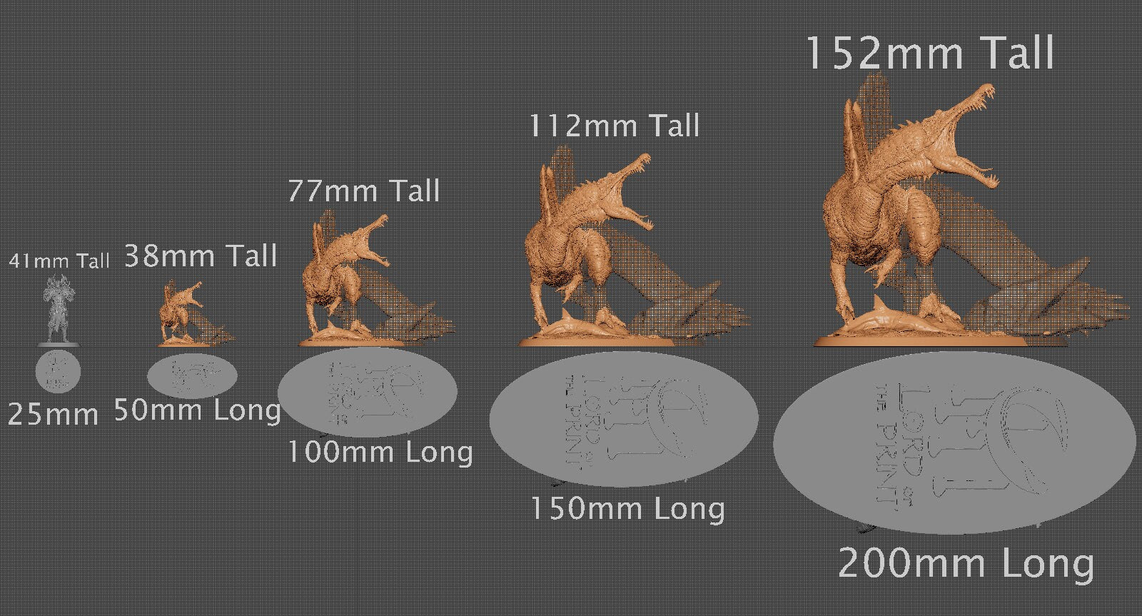 Spinosaurus, Dinotopia, Lord of the Print | Dungeons and Dragons | Pathfinder | Table Top RPG | 3D Printed Model