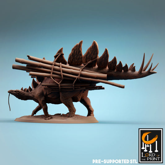 Stegosaurus, Dinotopia, Lord of the Print | Dungeons and Dragons | Pathfinder | Table Top RPG | 3D Printed Model