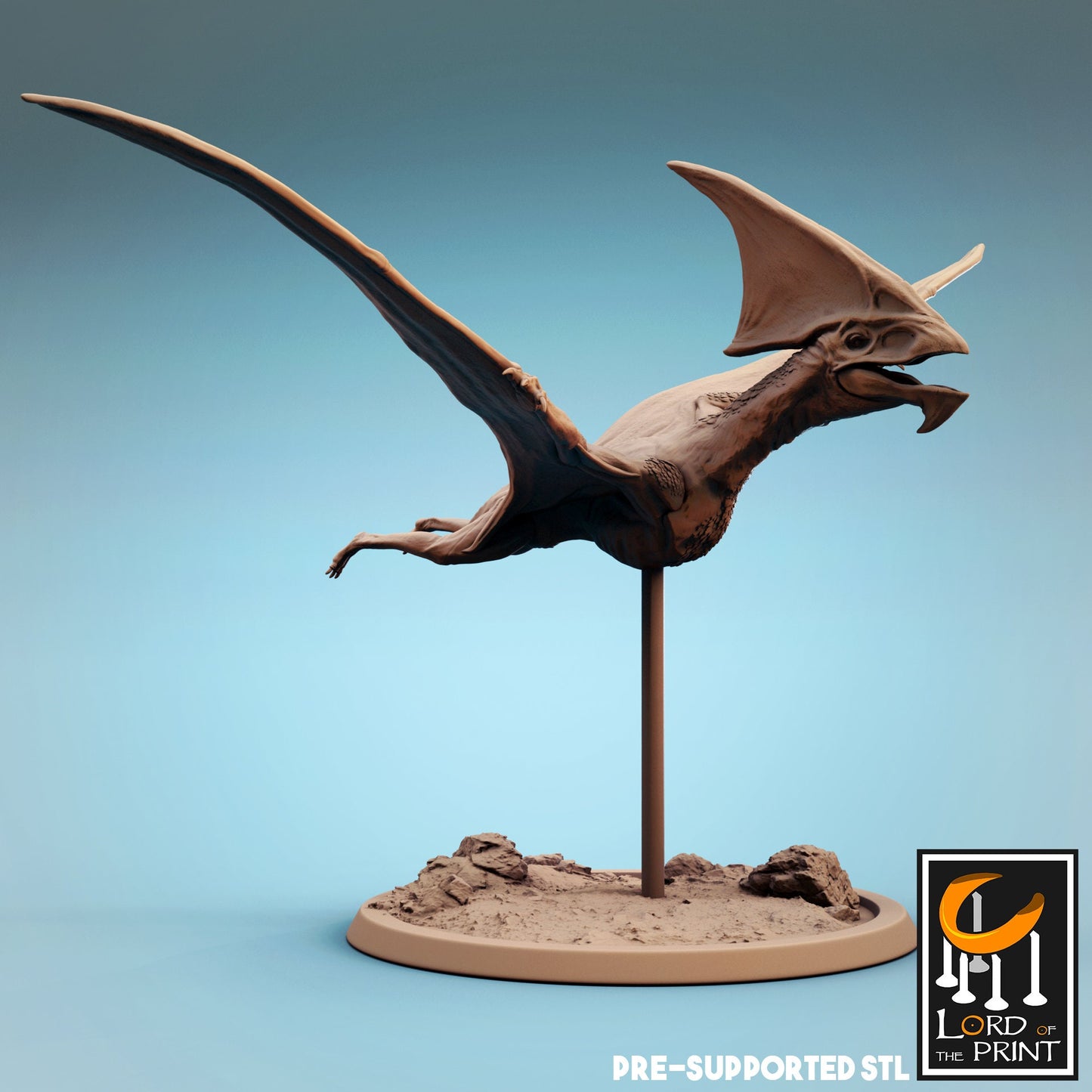 Tupandactylus, Dinotopia, Lord of the Print | Dungeons and Dragons | Pathfinder | Table Top RPG | 3D Printed Model