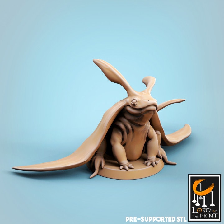 Fintoad, Lord of the Print | Dungeons and Dragons | Pathfinder | Table Top RPG | 3D Printed Model