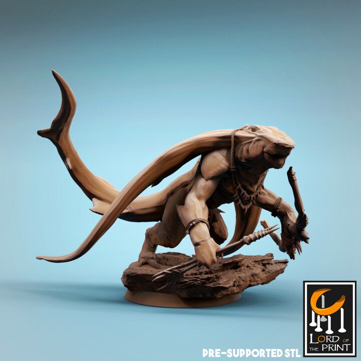 Ray-men Bow Squad, Lord of the Print | Dungeons and Dragons | Pathfinder | Table Top RPG | 3D Printed Model