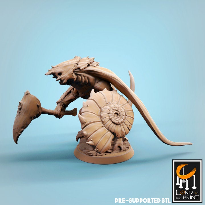 Ray-men Axes and Daggers, Lord of the Print | Dungeons and Dragons | Pathfinder | Table Top RPG | 3D Printed Model