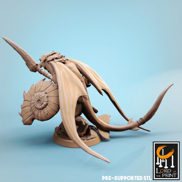 Ray-men Spear Squad, Lord of the Print | Dungeons and Dragons | Pathfinder | Table Top RPG | 3D Printed Model