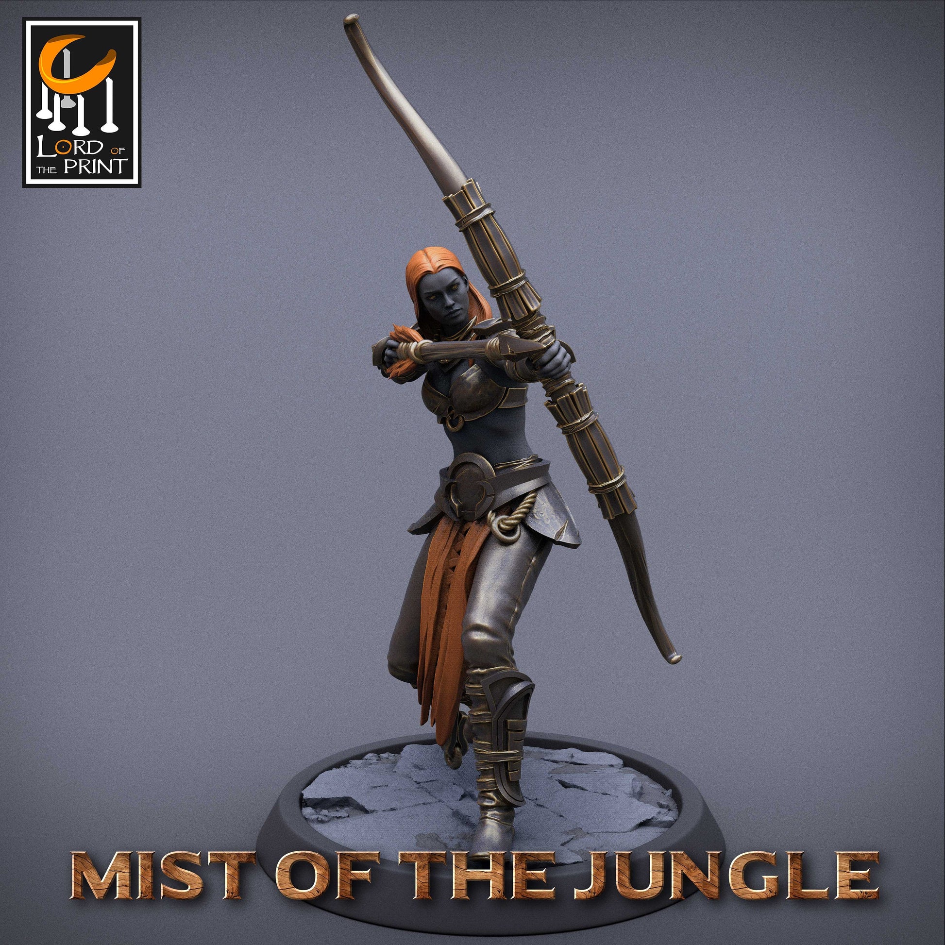 Amazon Archer Squad, The Mists of the Jungle, Lord of the Print | Dungeons and Dragons | Pathfinder | Table Top RPG | 3D Printed Model