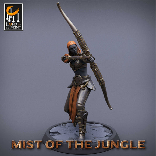 Amazon Archer Squad, The Mists of the Jungle, Lord of the Print | Dungeons and Dragons | Pathfinder | Table Top RPG | 3D Printed Model